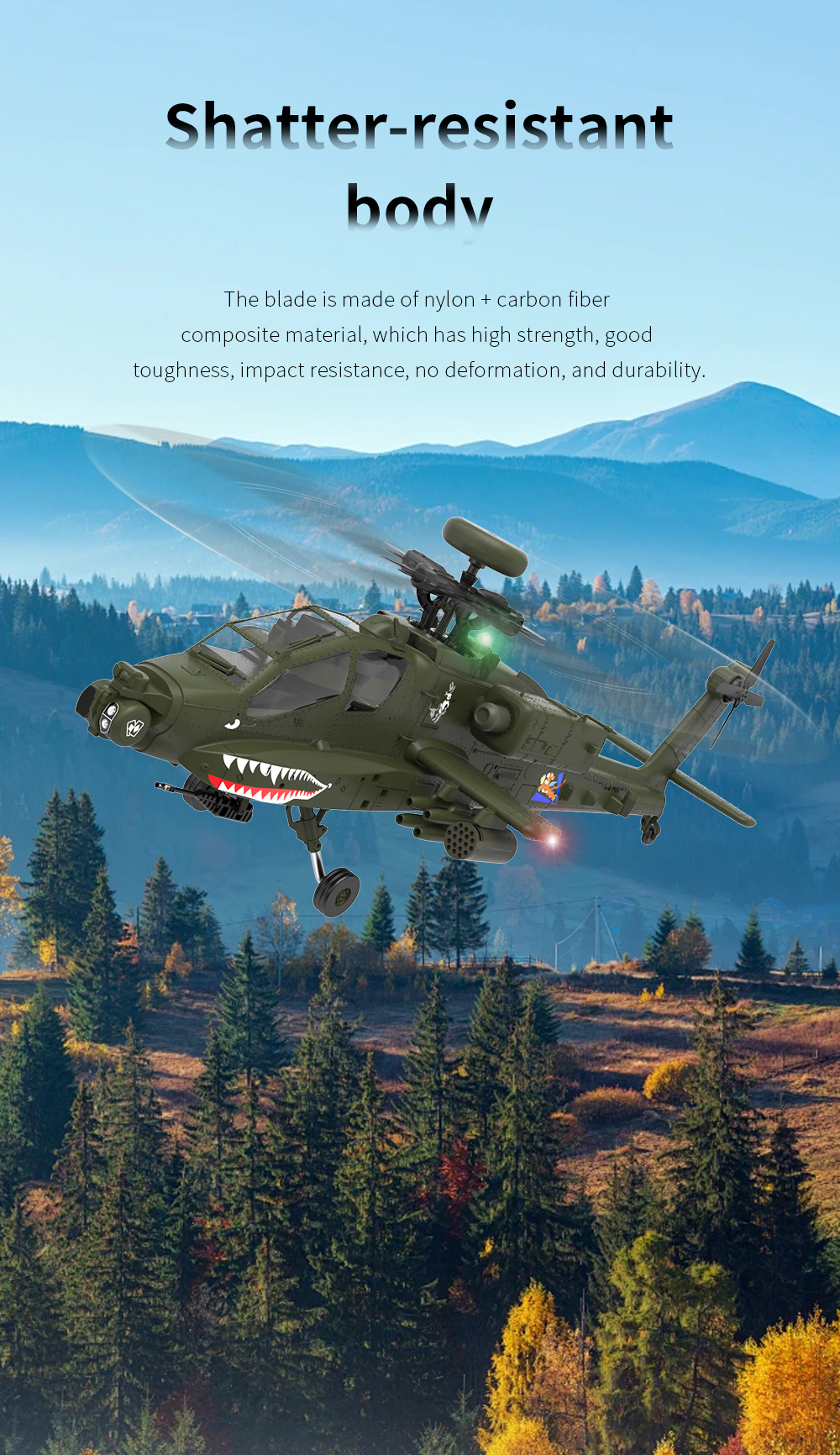 Eachine-E250-AH-64-Apache-24G-6CH-3D-6-Achsen-Gyroskop-Dual-Brushless-Motor-132-Maszligstab-Flybarle-2017028-9